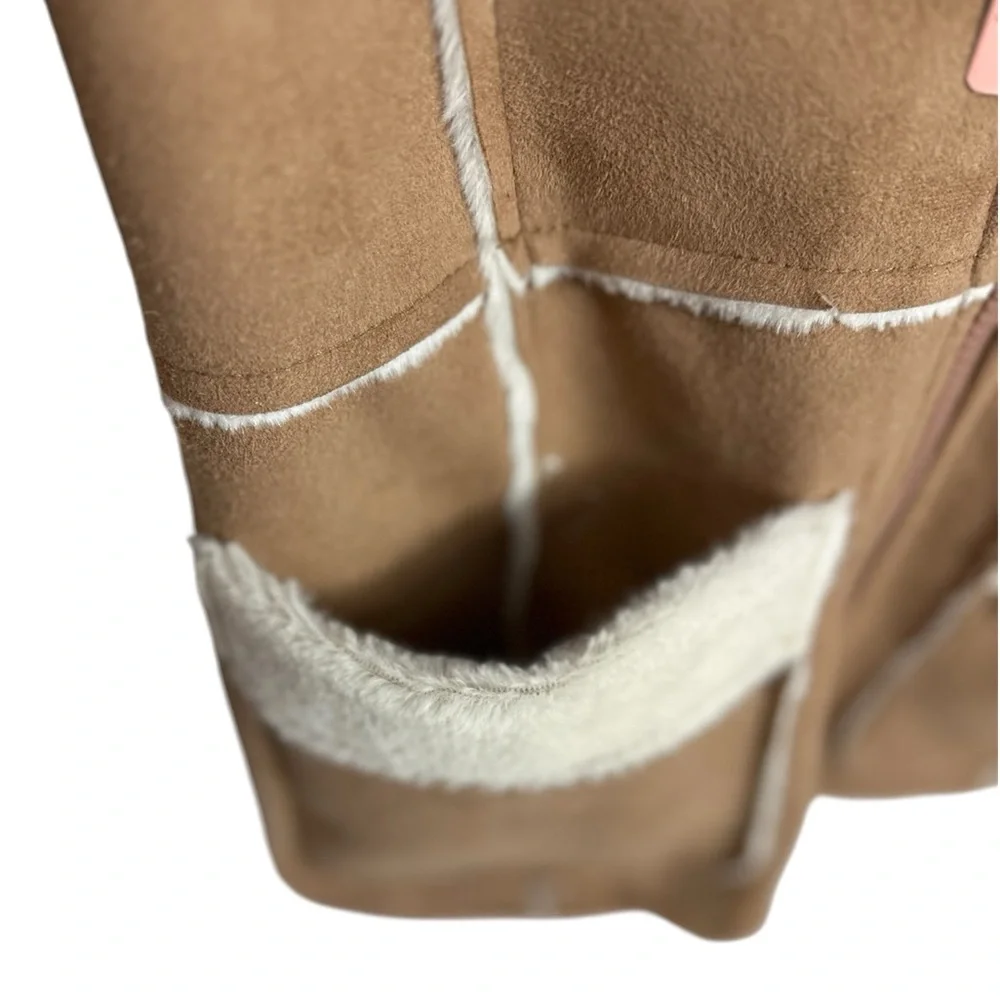 Urban Republic‎ Girls Shearling Jacket With Hood, SIZE MEDIUM (10/12)